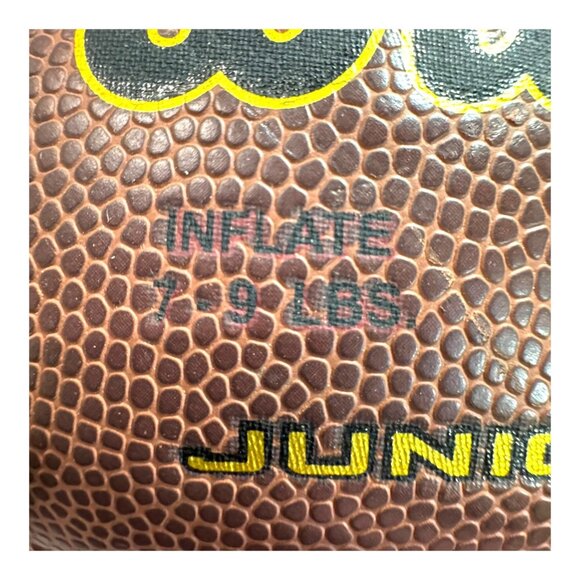Wilson Junior Size NCAA Reaction Football Brown & White WTF1792 Youth Practice - Picture 5 of 6